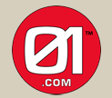 01.com logo image