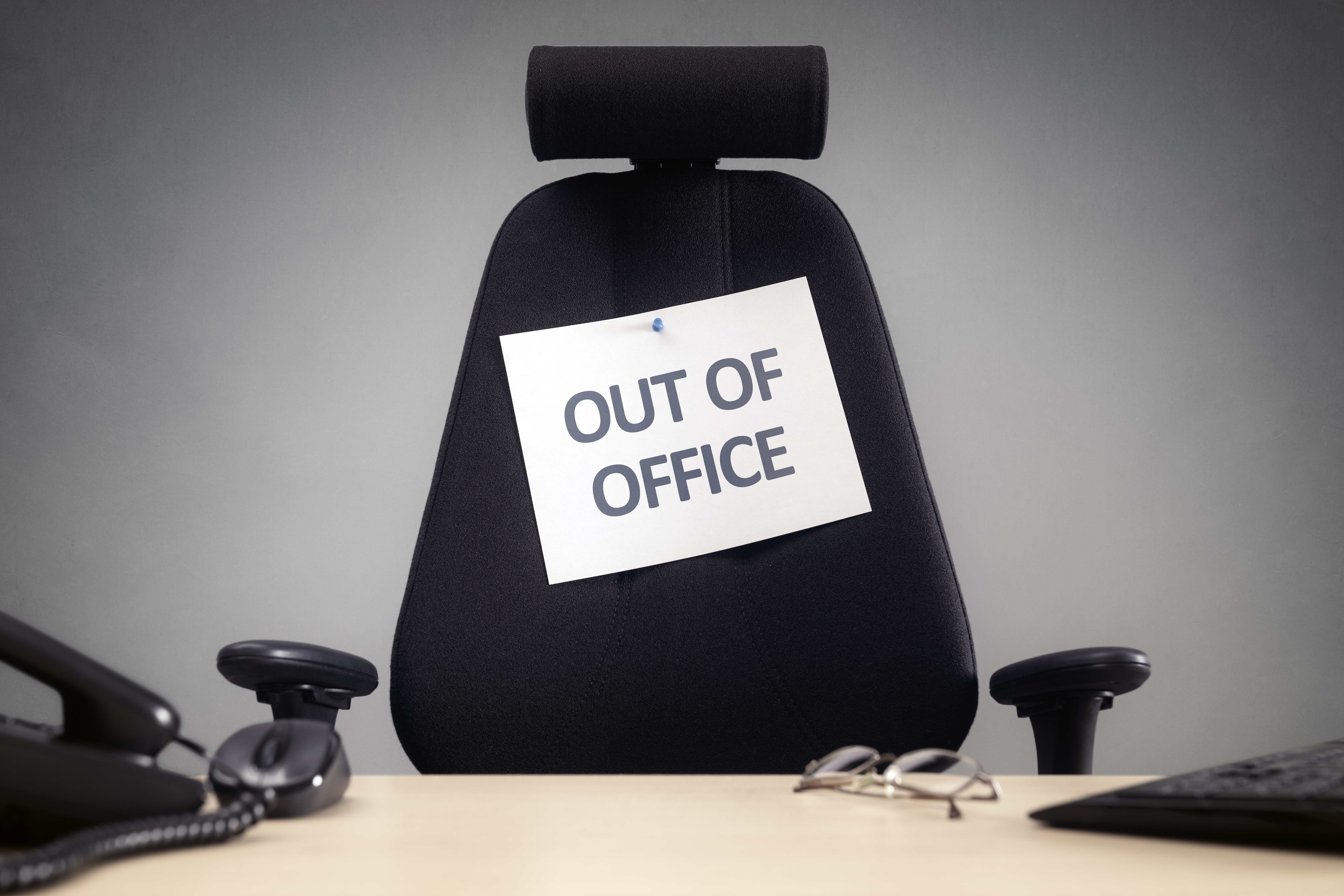 out of office chair